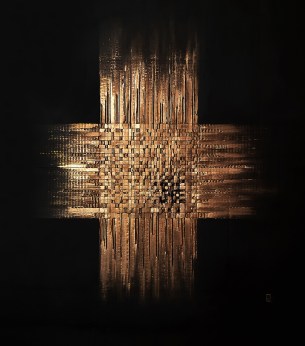 Luisa Pineri- Codice Sacrum-62x62, 2020-L2